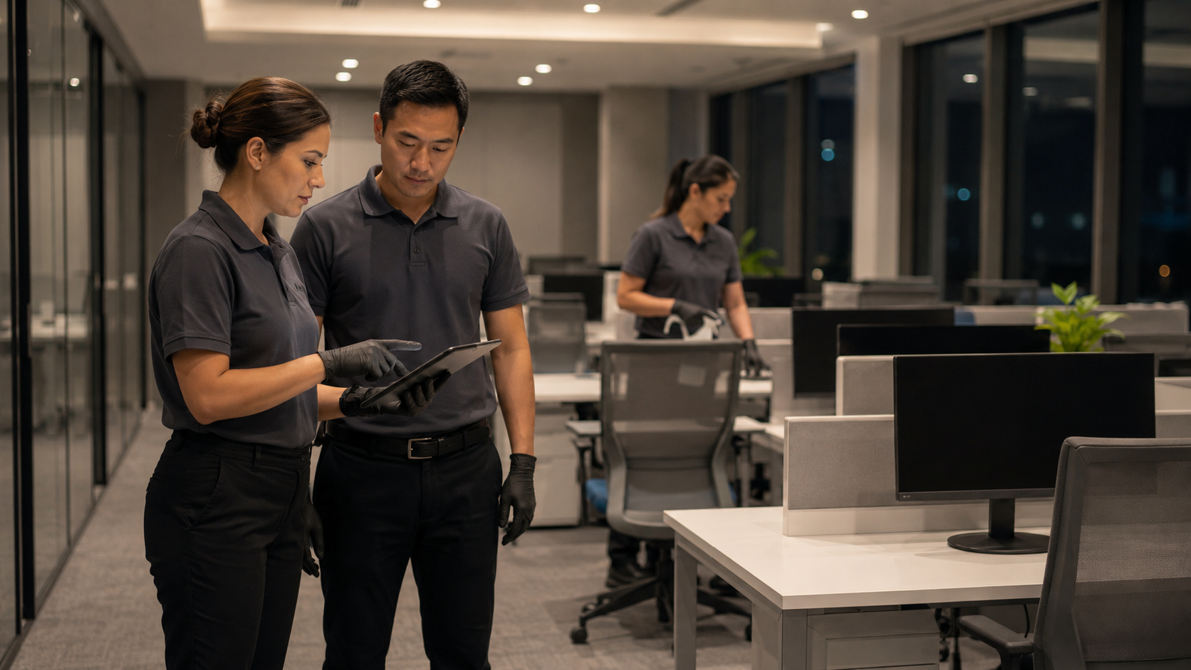 Quality control checklist for office cleaning